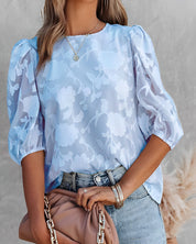 Airli | Blouse with Puff Sleeve