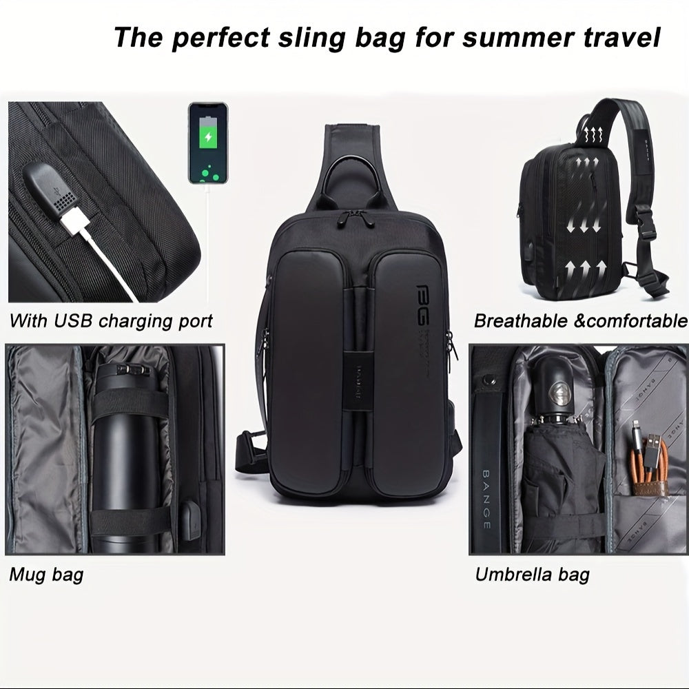 Fred | Smart Sling Backpack with USB Charging Port