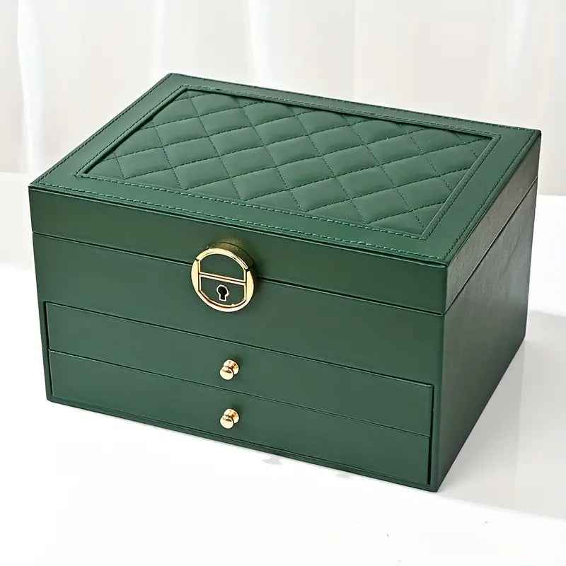 LuxeVault | Triple Layer Jewelry Organizer