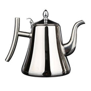LuxuryHome - stainless steel design retro kettle with tea filter