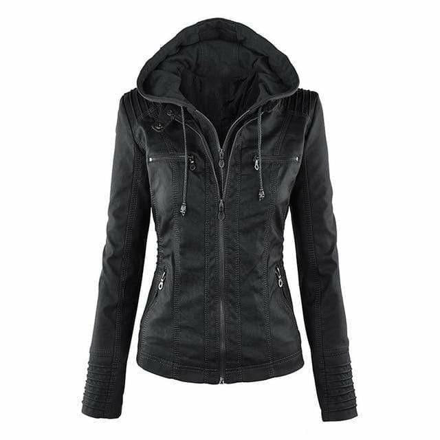 Quetin | Jacket with hood for women-2