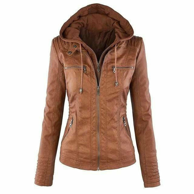 Quetin | Jacket with hood for women-1