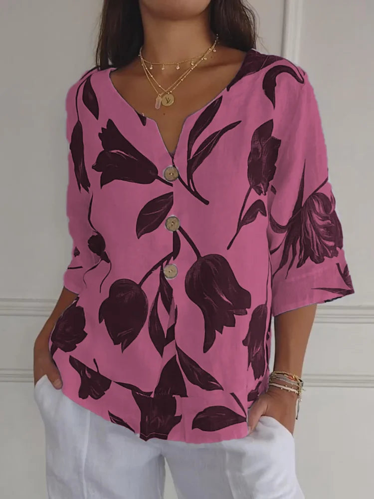 Gwen | Women's Casual V-Neck Top