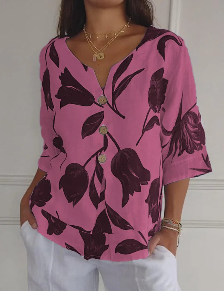 Gwen | Women's Casual V-Neck Top