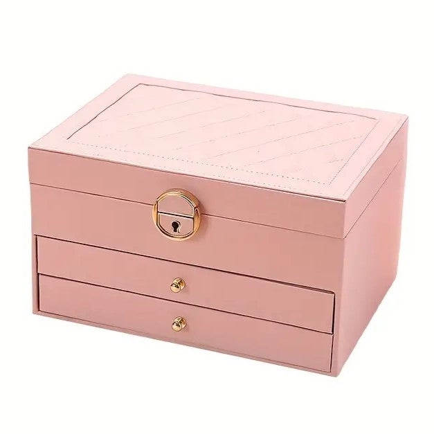 LuxeVault | Triple Layer Jewelry Organizer