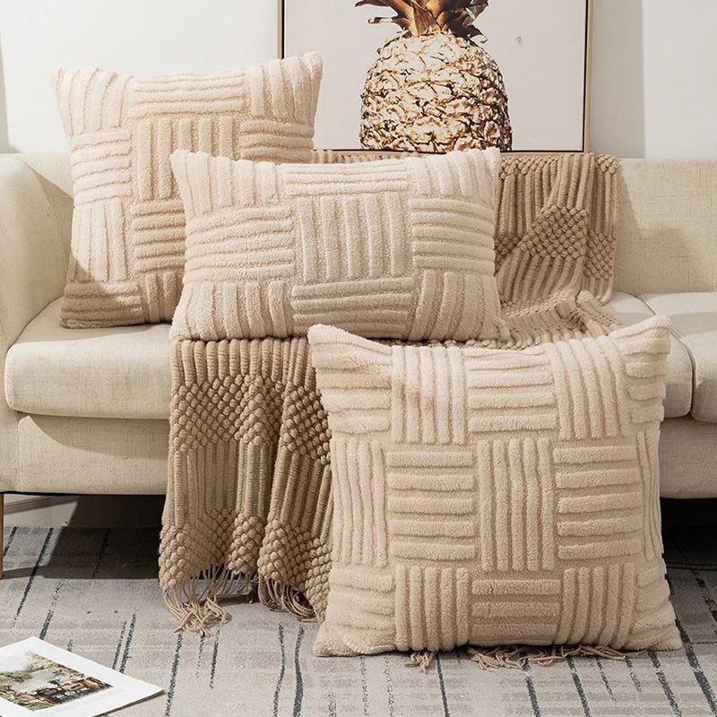 Minimalist texture cushion set
