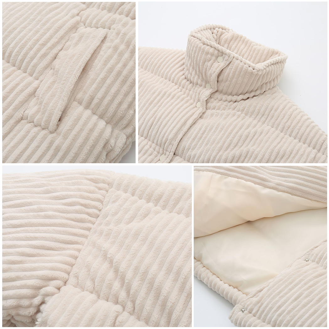 Brielle | Elegant Cord Quilted Jacket