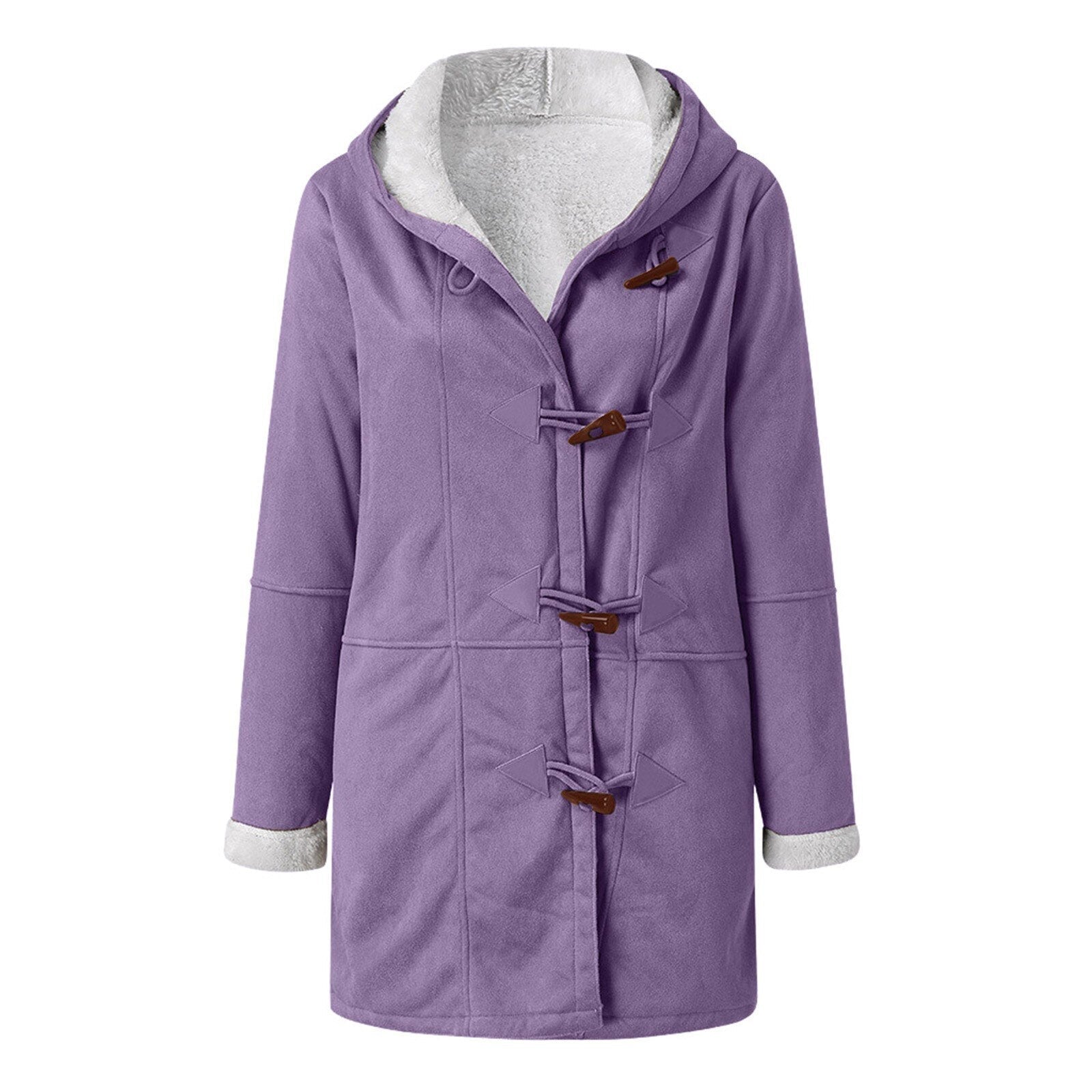 Ingrid | Warm Fleece Jacket with Hood for Women
