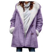 Ingrid | Warm Fleece Jacket with Hood for Women