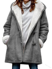 Ingrid | Warm Fleece Jacket with Hood for Women