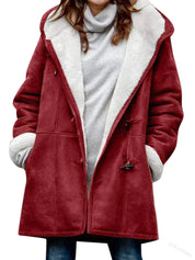Ingrid | Warm Fleece Jacket with Hood for Women