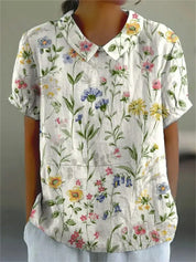 Floras | Floral Shirt with flowers