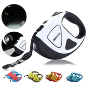 Retractable dog leash with LED lighting - Safepaw