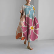 Lotina | Boho Floral Dress