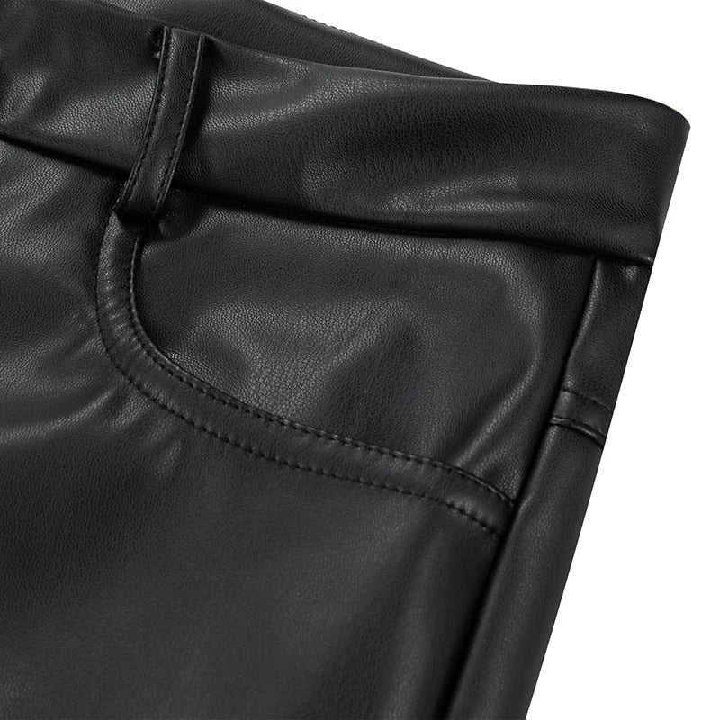 Luxurious leather straight leg - Feay
