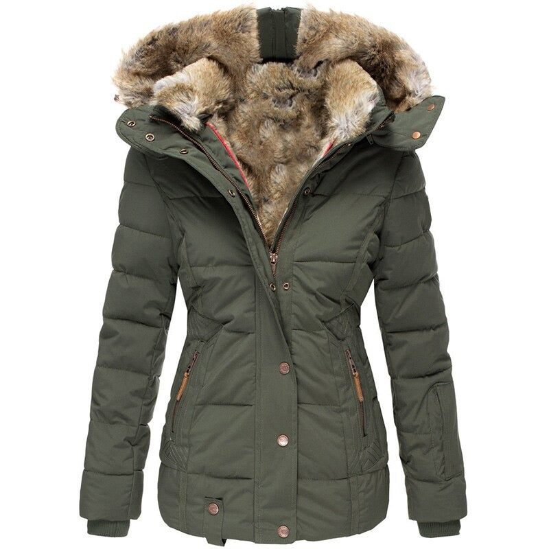 Winter coat with fur collar - Beau