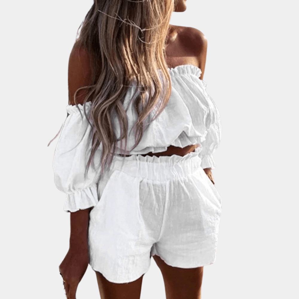 Hilde | Off-Shoulder Set