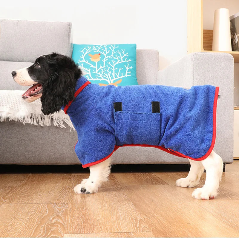 Comfortable dog bathrobe - Finn