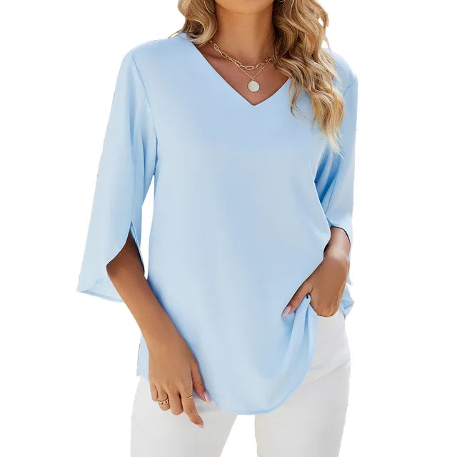 Jamy | V-neck Elegant Blouse