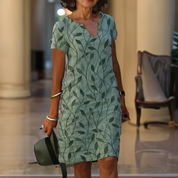 Sarahs | Elegant Summer V-Neck Dress