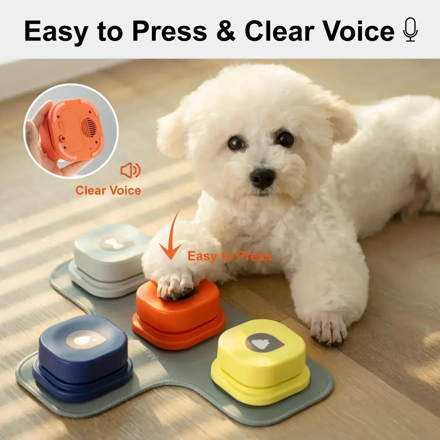 Dog communication buttons set - Barkkalk