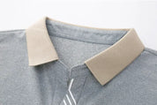 Casual polo with long sleeves - Shenky