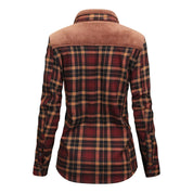 Elke | Warm Women's Flannel Jacket for Outdoor and Winter