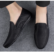 Stylish ENZO Italian Loafers for Men - Luxurious PU Leather Design