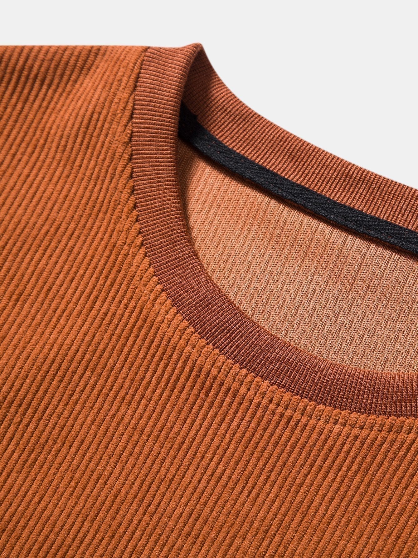 Lance | Color Block Corduroy T-Shirt for Men