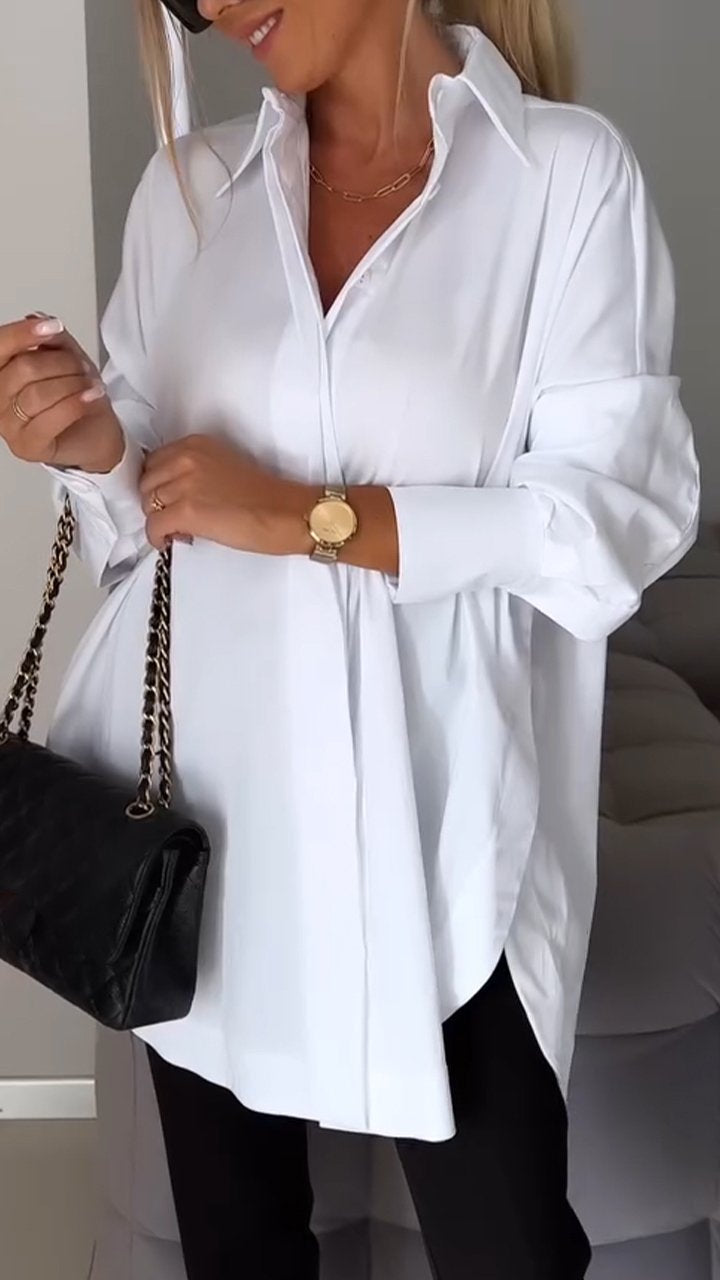 Amy | Sophisticated Lapel Shirt for Women