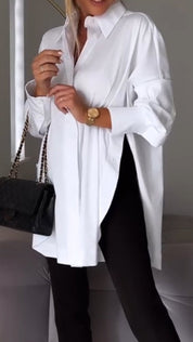 Amy | Sophisticated Lapel Shirt for Women