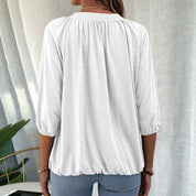 Delilah | Versatile Classic Crew Neck Shirt