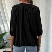 Delilah | Versatile Classic Crew Neck Shirt