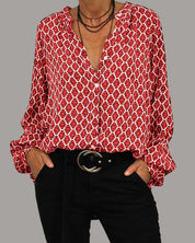 Ella | V-Neck Blouse Spring