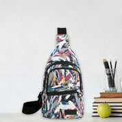 Gracie | Nylon Waterproof  Colorful Sling Bag