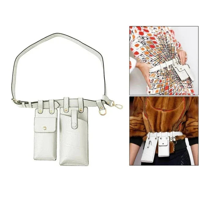 Lizzy | Versatile Dual Pocket Belt Bag for Convenient Storage