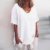 Eloise | Soft and Breathable V-Neck Shirt