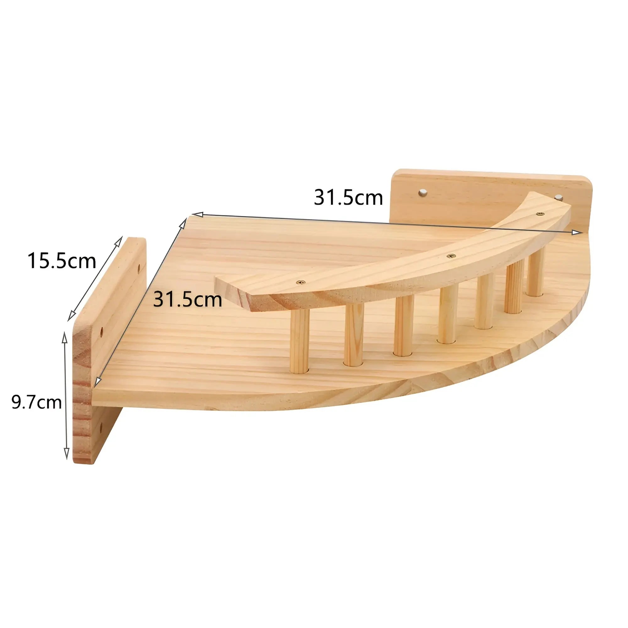 Wall climbing board for cats with scratching post - Climbpaws