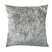 Velvet decorative cushion cover with crumpled texture