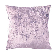 Velvet decorative cushion cover with crumpled texture