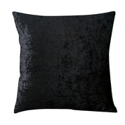 Velvet decorative cushion cover with crumpled texture