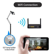 Smart WiFi security camera with 360 ° panoramic view