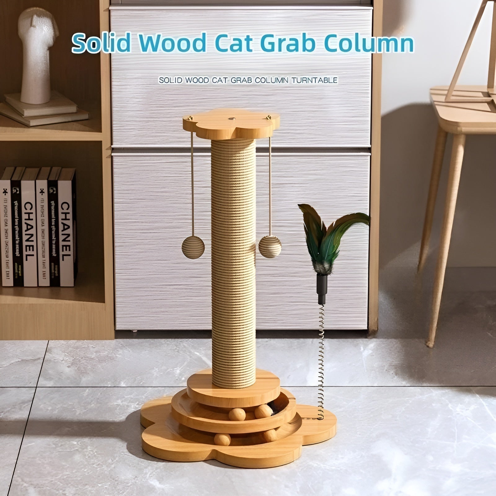 Wooden playing balls for cats - Woodpounce