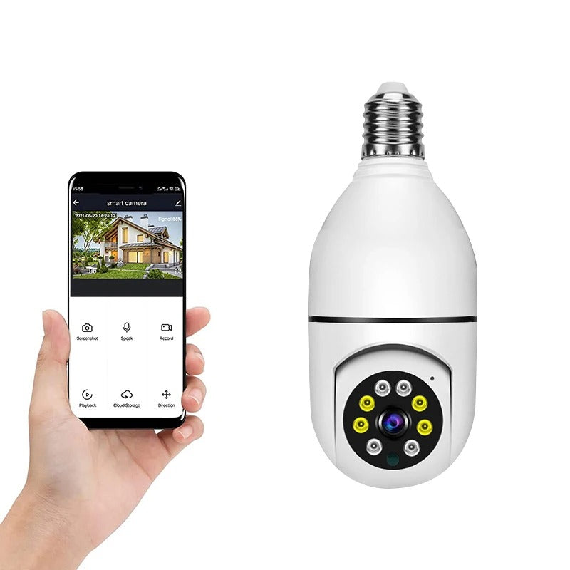Smart WiFi security camera with 360 ° panoramic view
