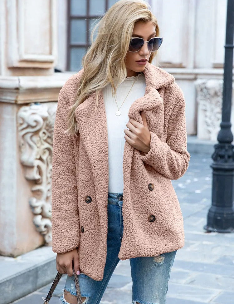 Janine | Cozy Winter Double-Breasted Jacket