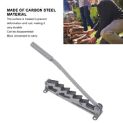 Wall -mounted wood clove with ergonomic handle