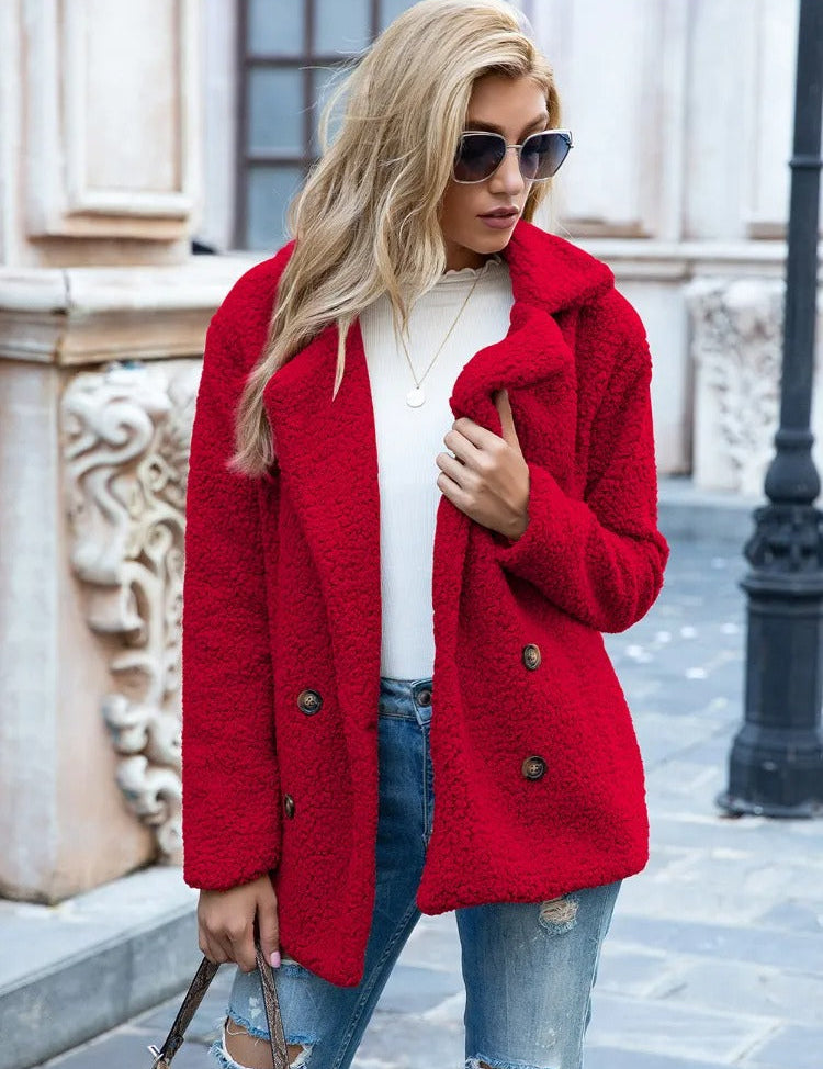 Janine | Cozy Winter Double-Breasted Jacket