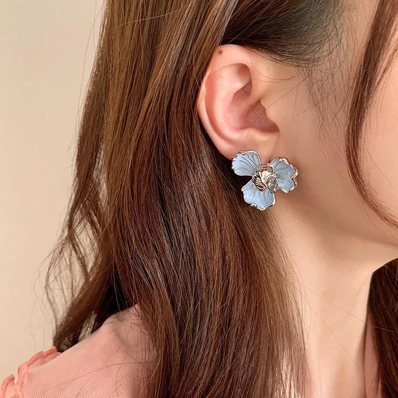Caroline | Colorful Versatile Floral Earrings