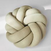 Modern knotball pillow