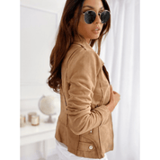 Women stylish zipper jacket | Long -sleeved-4